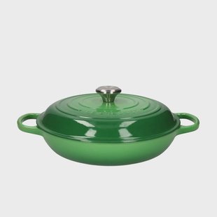 Le Creuset - Signature Campagnard Braadpan Bamboo 30 cm Le Creuset - Signature Campagnard Braadpan Bamboo 30 cm
