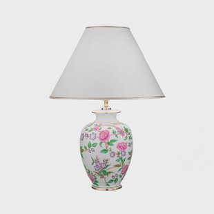 austrolux Kolarz Giardino Flora tafellamp, hoogte 55 cm, wit/gekleurd