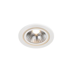 Nordlux Alec 1-Kit - inbouwspot - Ø 95 mm, Ø 80 mm inbouwmaat - 3 stappen dimmer - 6,1W LED incl. - IP44 - wit