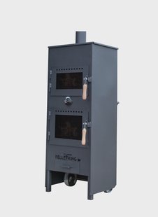 Pelletking pellet kachel outdoor XL met pizza oven