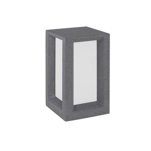 Nova Luce Castro - tuinpaal - 20 x 20 x 35 cm - IP65 - grijs