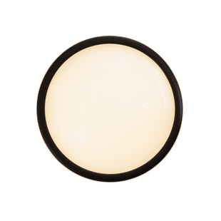 Maxlight Lotto - plafondlamp - Ø 48 x 14 cm - 40W + 10W LED incl. - wit en zwart