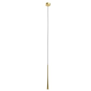 Maxlight Coffee - hanglamp - Ø 3 x 140 cm - 7W LED incl. - geborsteld goud