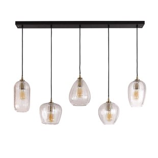 Vico Diamond Grain Mix - hanglamp - 120 x 20 x150 cm - transparant