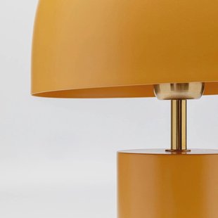 KARE tafellamp Loungy, oranje, staal, hoogte 38 cm