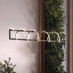 FISCHER & HONSEL LED hanglamp Gwen, zwart/goud, metaal, CCT, dimbaar