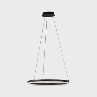 FISCHER & HONSEL Sirko LED hanglamp, zwart/wit, metaal, CCT, dimbaar