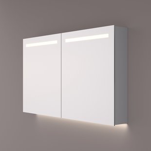 Spiegelkast Hipp Design SPK 52000 Rechthoek Met Verlichting Incl. Spiegelverwarming en Stopcontact (Alle Maten)