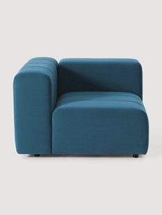 Fluwelen hoekmodule Lena