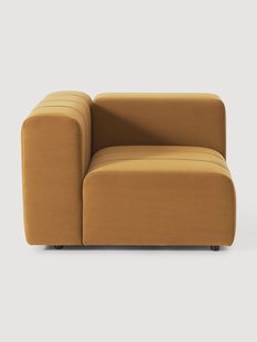 Fluwelen hoekmodule Lena