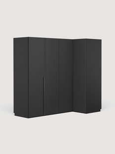 Modulaire hoekkast Leon, 215 cm breed, diverse varianten