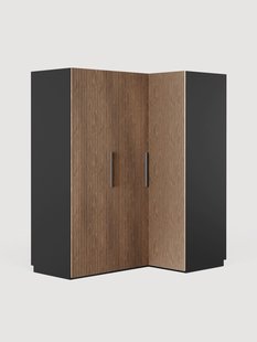 Modulaire hoekkast Simone, 165 cm breed, in verschillende formaten