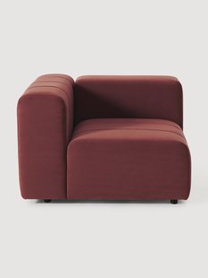 Fluwelen hoekmodule Lena