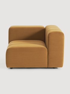 Fluwelen hoekmodule Lena