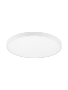 Nova Luce Perfect Profile - plafondlamp op afstandsbediening (incl.) - Ø 80 x 10 cm - 80W dimbare LED incl. - 2700K-6000K - wit
