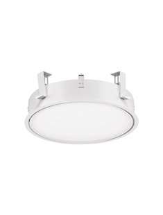 Nova Luce Perfect Profile Trimless - inbouwspot op afstandsbediening (incl.) - Ø 440 mm, 420 mm inbouwmaat - 24W dimbare LED incl. - 2700K-6000K - wit