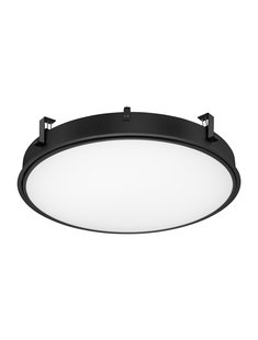 Nova Luce Perfect Profile Trimless - inbouwspot - Ø 840 mm, 830 mm inbouwmaat - 80W dimbare LED incl. - 3000K - zwart