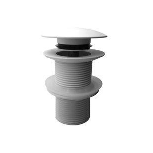 Clickwaste Afvoerplug Wiesbaden Caral Verlengd 5/4 Mat Wit