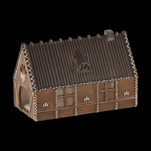 Scandi Living Ginger bread lichthuisje 18 cm