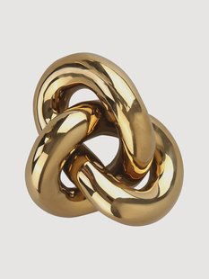 Handgemaakt decoratief object Knot, H 6 cm