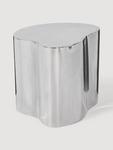 Metalen bijzettafel Dale in organische vorm