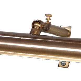 ETH Pintura Extra Large - schilderijlamp - 42 x 18 x 3,5 cm - brons