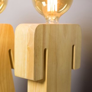 ETH Adam - tafellamp - 24,5 x 36 cm - bruin