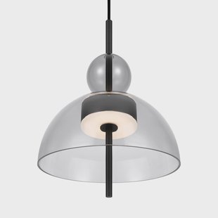 Maytoni Bangkok, bolvorm, lichtgrijs, Ø 25 cm, glas