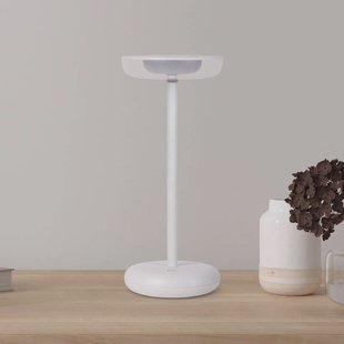 Näve LED terraslamp Pasi, wit Hoogte 26 cm Metaal Touch