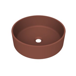 Arcqua Case Opbouw Waskom Rond 40 Mat Terracotta