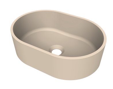 Arcqua Case Opbouw Waskom Ovaal 40x28 Mat Zand