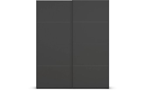 Goossens Excellent Kledingkast Finca Mat Glas, Slaapkamerkast 180 cm breed, 223 cm hoog, 2x 4 paneel glas schuifdeuren