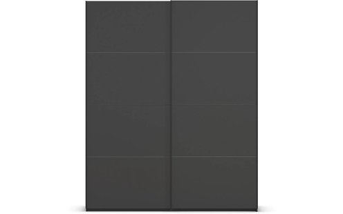 Goossens Excellent Kledingkast Finca Mat Glas, Slaapkamerkast 200 cm breed, 223 cm hoog, 2x 4 paneel glas schuifdeuren