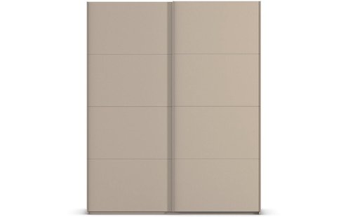 Goossens Excellent Kledingkast Finca Mat Glas, Slaapkamerkast 180 cm breed, 223 cm hoog, 2x 4 paneel glas schuifdeuren Goossens Excellent Kledingkast Finca Mat Glas, Slaapkamerkast 180 cm breed, 223 cm hoog, 2x 4 paneel glas schuifdeuren