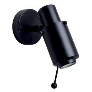 DCW&Eacute;ditions Biny Spot Wandlamp LED Zonder Switch Mat Zwart