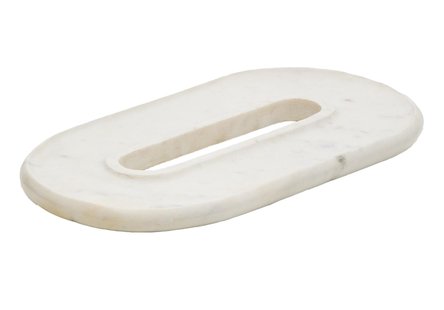 Kave Home Morel Serveerschaal Ovaal Wit