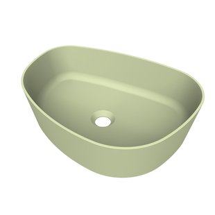 Arcqua Rocker Opbouw Waskom Organisch R 50x37 Mat Pastel Groen Arcqua Rocker Opbouw Waskom Organisch R 50x37 Mat Pastel Groen
