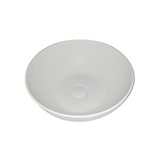 Opbouw Wastafel Sanimex Sardonyx Solid Surface Rond Wit