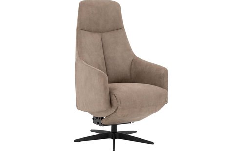 Goossens Excellent Relaxstoel Lecce Sta Op, Sta-op relaxfauteuil 2 motorig met accu (maat xl)