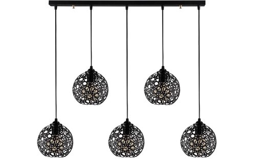 Goossens Lamp Fellini, Hanglamp met 5 lichtpunten