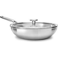 KitchenAid Roestvrijstalen Wok Met Deksel 28cm - 3,6 L