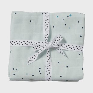 Done by deer Dreamy Dots washandje 2-pack Blue
