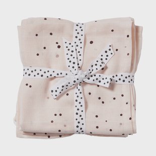Done by deer Dreamy Dots washandje 2-pack Powder