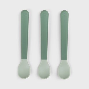 Done by deer Easy-grip foodie lepel 3-pack Green