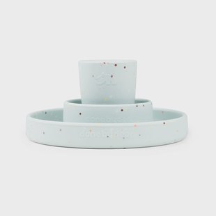 Done by deer Confetti kinderservies 3-delig Blauw