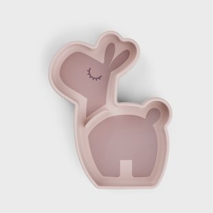 Done by deer Lalee Stick&Stay kinderbord 13,5x18 cm Poeder