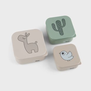 Done by deer Lalee lunchbox 3-delig Multi