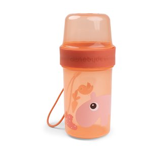 Done by deer Ozzo To go 2-way snackbeker L Papaya