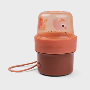 Done by deer Birdee To go 2-way snackbeker S Papaya