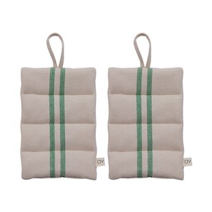 OYOY Linu pannenlap 2-pack Green